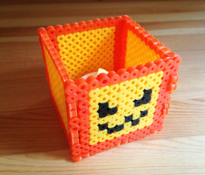Perler/Hama Jack-o-lantern Box